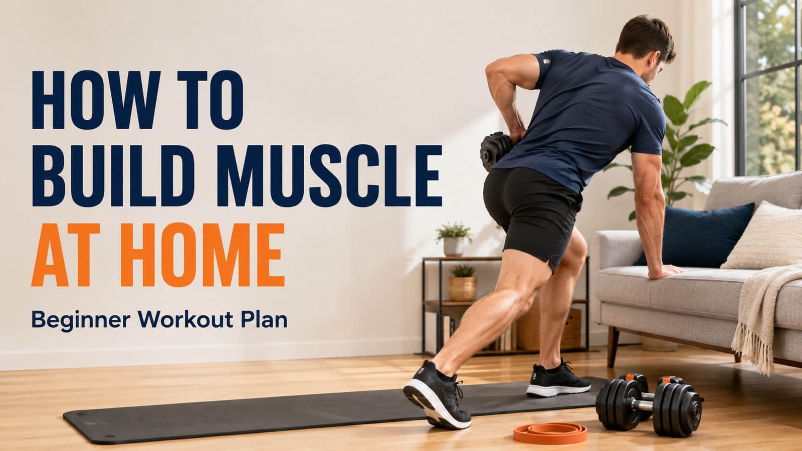 workout plan to build muscle at home