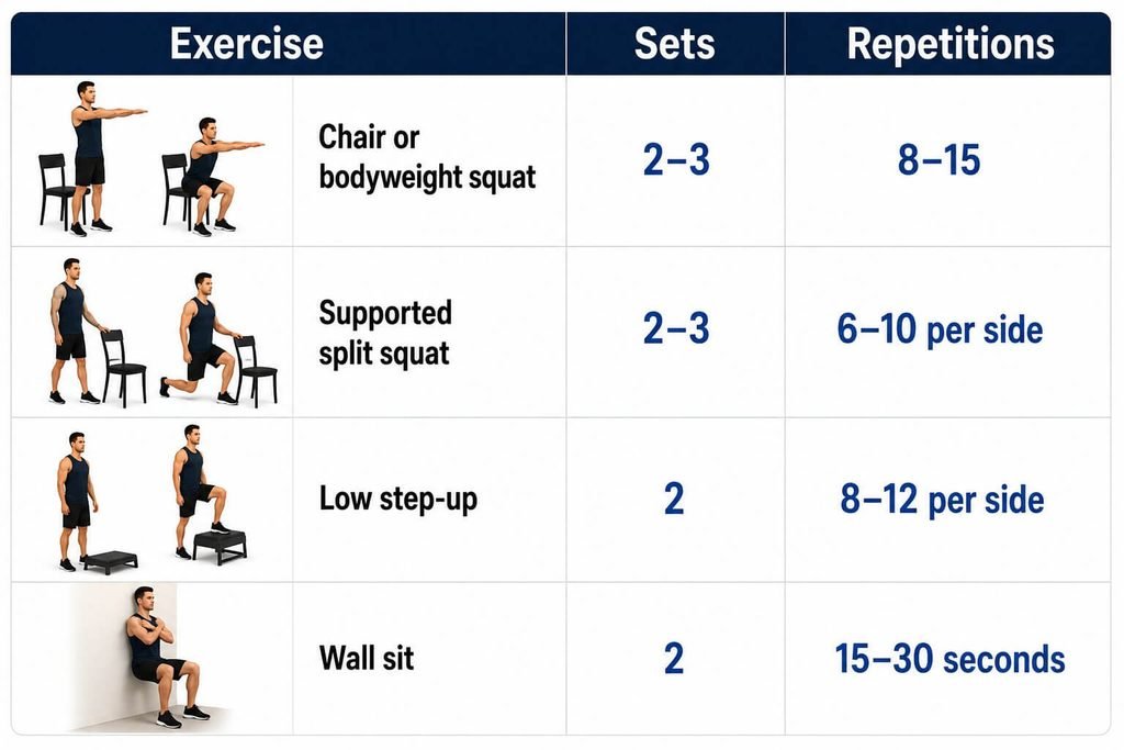 Beginner Minimal-Equipment Quad Workout