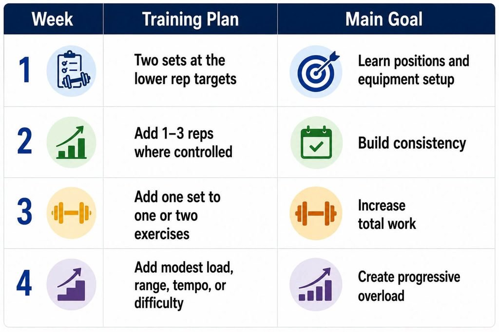 Four-Week Quad Progression Plan