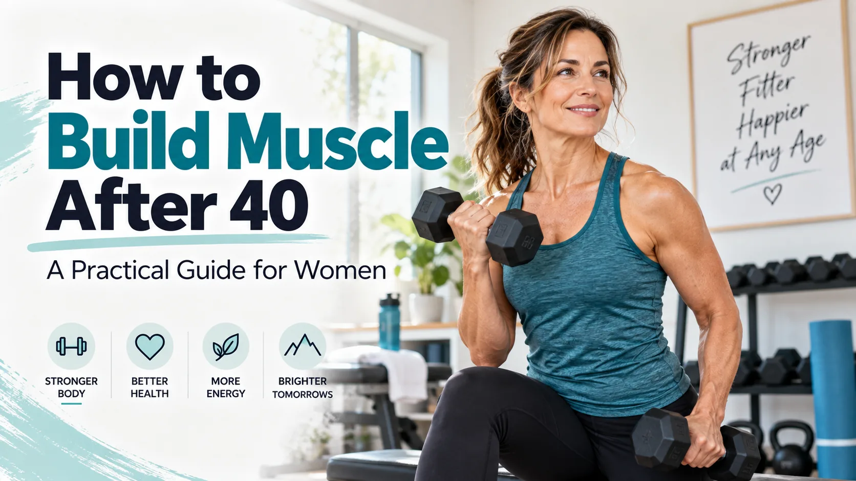 How to Build Muscle After 40 for Women