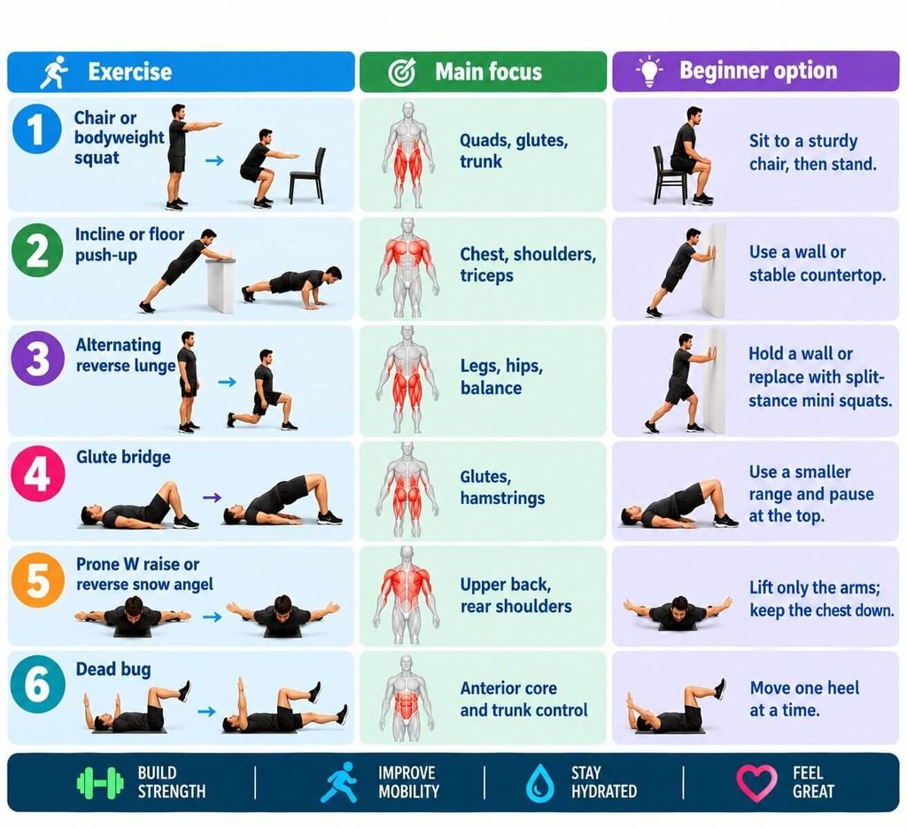 Plan A 30-Minute Full-Body Workout at Home Without Equipment