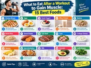 What to Eat After a Workout to Gain Muscle